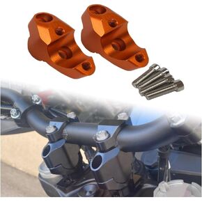 for 2019 2020 2021 2022 2023 KTM 890 Duke R 790 ADV Adventure Handlebar Riser 11/8" Up Back Move 28mm Adapter Raiser 30mm with Offset 19mm (Black)