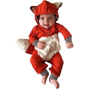 Okbebe Baby Halloween Costume Unisex Toddler Cartoon Animals Thanksgiving Christmas Romper For Boys Girls