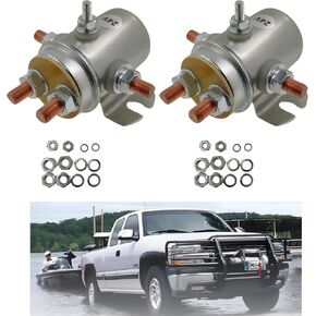 الملف اللولبي الملتوي للملف اللولبي 24V 5-طرفي متوافق مع Ramsey Tulsa Winches Desert Dynamics Koenig Liftmore Liftmotors PrestoLite 440003 440110 24401-01 Relay Switch 2 Pack