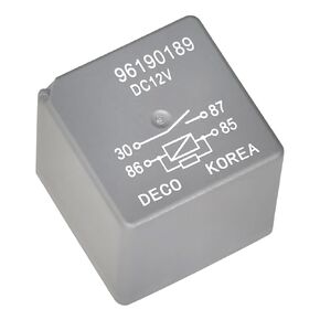 96190189 12VDC 40A 4Pins Automotive Starter Relay Compatible with Chevy GMC GM Buick A/C Replace PW853596 12193604 15328864 OK2A167740 9026316