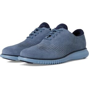 حذاء Cole Haan الرجالي 2.Zerogrand Laser Wing Tip Oxford مبطن بدون كعب، الجزء العلوي من جلد نوبوك بلون الكمأة/العاجي، 10.5 in Kuwait