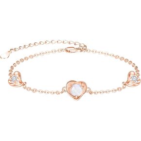 Dreamboat Opal Star Bracelet 925 Sterling Silver October Birthstone Bracelets Fire Opal Jewelry Birhday Party Gifts for Girls Women in Saudi Arabia