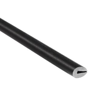 TRIM-LOK Rubber Edge Trim" Fits 1/16" Edge, 5/16" Leg Length, 25" Length, Black" Flexible Neoprene Edge Protector for Sharp/Rough Surfaces, Easy to Install for Cars, Boats, Machinery and More