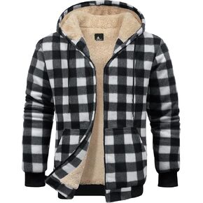 رجال zip up hoodies الصوف شيربا المبطن قميص شتاء دافئ سترة دافئة in Saudi Arabia
