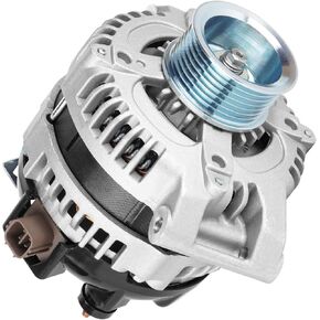 105Amp New Alternator Fit for Honda for Accord 03-07 2.4L, Element 03-11 2.4L, CR-V 07-11 2.4L, Civic 06-11 2L, for Acura CSX 06-08 2L, TSX 04-08 2.4L, 12V CW 2.4L 2L, 104210-3290 104210-3291