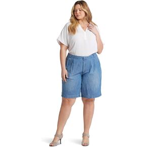 NYDJ Women's Plus Size Bermuda Shorts in Corfu