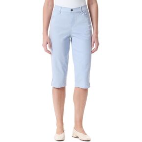 Gloria Vanderbilt Women's Dalia Seam Skimmer Short with Side Slit Vents Standard