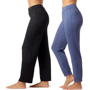 HUE Women's Pure Comfort Sleep Pants 2 Pair Pack