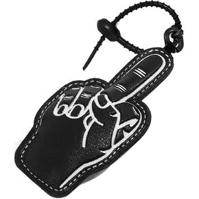 Cool Bag Charms for Handbags, Leather Purse Charm Bag Pendant, Handmade Car Keychain Accessory, Funny Gifts