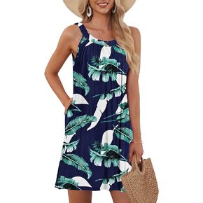 Misfay Women's Beach Cover Up Tank Dress Dress Discal Facet