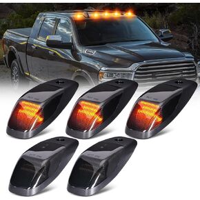 LED White CAB Roof Lights Replace for 2019 2020 2021 2022 2023 2024 RAM 2500 3500 4500 5500 Smoked Cab Lights for Ram Trucks