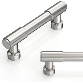 10 Pack Brushed Satin Nickel Cabinet Pulls 3 Inch(76mm) Kitchen Cabinet Handles Cabinet Hardware for Drawer Pulls