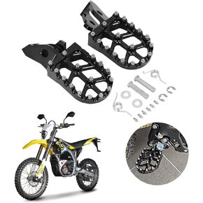 Surron Ultra Bee Foot Pegs Pedal Rests 7075 Aluminum for Sur Ron Ultra Bee Electric Dirt Bike EBike Black