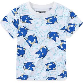 Sega Sonic the Hedgehog Boys Shirt Shirt for Big Kids