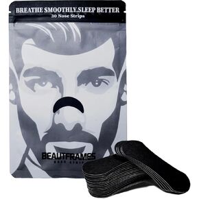 Physical Nasal Strips (30 Strips) to Relieve Nasal Congestion and Improve Sleep - Hypoallergenic and Non-Irritating for Adults.