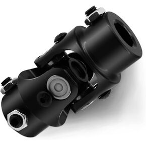 17mm DD X 3/4 "DD Black Steering Universal Consist Single U Coint Shaft ، الطول الإجمالي: 83 مم (3-1/4")
