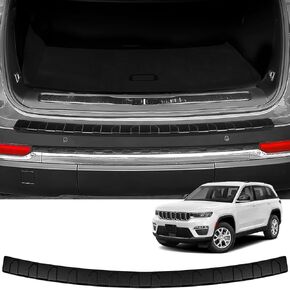 Zzeqyg Prestor Pumper Protector ABS Material for Jeep Grand Cherokee L 2021-2025 Accessories Prapper Pumper Guard Trunk Sill Protector