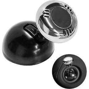 غطاء زر Joystick Push Cover ، محرك Starter Metal Start Start Butting Button ، بارد للسيارات الباردة ذات اللمسات الواحدة الروك ، واقي زر الإشعال (أسود)