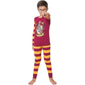 INTIMO Harry Potter Kids All Houses Crest Pajamas (Gryffindor, 4)