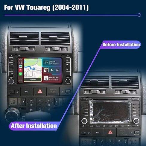 7 inch Car Stereo for VW Volkswagen Skoda Seat Blu-ray HD Touchscreen Car GPS Navigation with Wireless CarPlay & Android Auto, Octa Core 4GB RAM 64GB ROM in Kuwait