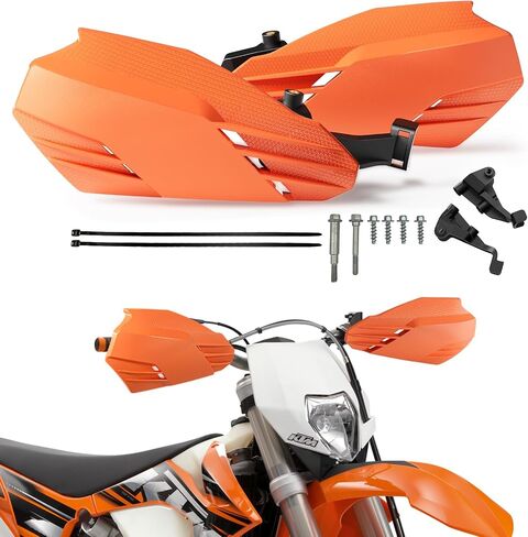 Motorcycle Handguards 7/8" and 1 1/8" Hand Guard Universal for EXC EXCF SX SXF SXS MXC MX XC XCW XCF XCFW Dirt Pit Bike ATV Enduro Motocross Orange in Saudi Arabia