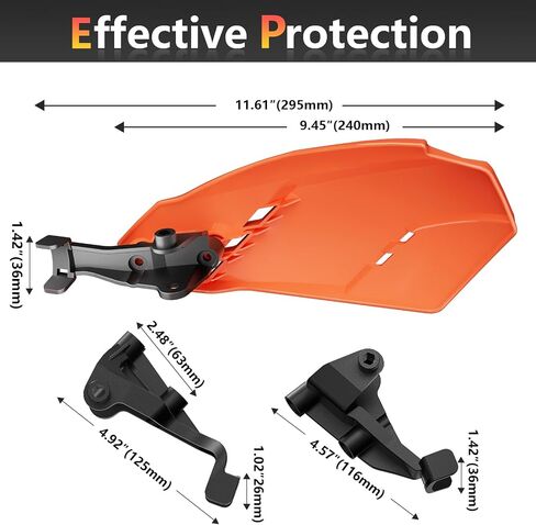Motorcycle Handguards 7/8" and 1 1/8" Hand Guard Universal for EXC EXCF SX SXF SXS MXC MX XC XCW XCF XCFW Dirt Pit Bike ATV Enduro Motocross Orange in Saudi Arabia