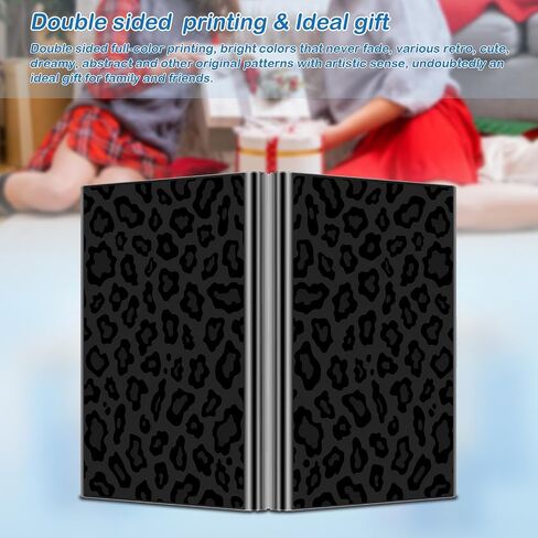 Metal Wallet,Credit Card Holder for Women,Aluminum Wallet,Ridge Wallet for Women,Hard Case Wallet,RFID Blocking Business Metal Credit Card Holder Case,Gift for Girls,Black Leopard in Saudi Arabia