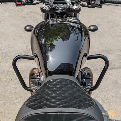 Motorcycle Engine Guard Crash Bar for Triumph Bonneville Bobber T100 T120 2017-2024 Speed Twin 900 2023-2025 Highway Bumper Falling Body Frame Side Protection Set (Black) in Saudi Arabia