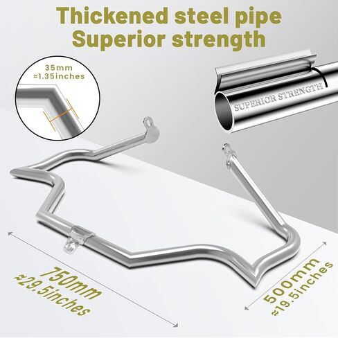 Chrome Engine Guard Crash Bar Highway Bar for Harley Davidson Touring Road Glide Road King Street Glide Electra Glide CVO and Trike Models 2009-2023 in Kuwait