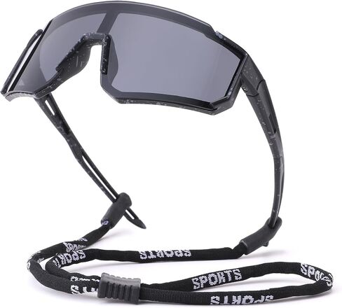 LIU·WEN Youth Baseball Sunglasses With Strap for Boys Girls Age 4-12 - Lightweight Cycling Kids Sports Sun glasses in Saudi Arabia