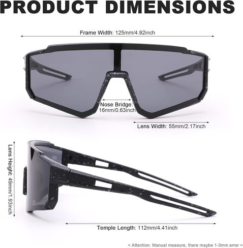 LIU·WEN Youth Baseball Sunglasses With Strap for Boys Girls Age 4-12 - Lightweight Cycling Kids Sports Sun glasses in Saudi Arabia