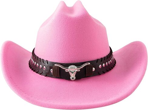 قبعة رعاة البقر من جاستور كيدز وسترن رعاة البقر للبنات مع فتيان مع حزام مشبك برشام in Kuwait