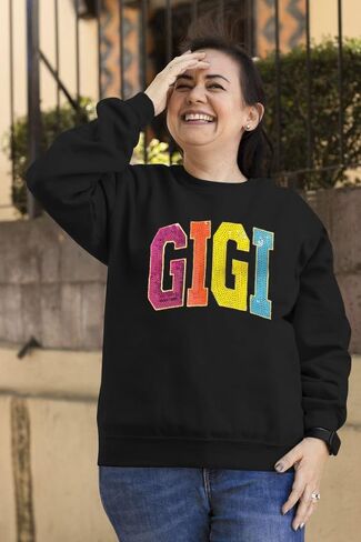 ALLTB Gigi Sweatshirt Women Gigi Heart Graphic Sweater Gifts for Grandma Nana Pullover Top Casual Long Sleeve Tee Tops in Kuwait