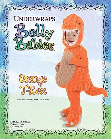 Underwraps Toddler's T-Rex Belly Babies Costume in Saudi Arabia