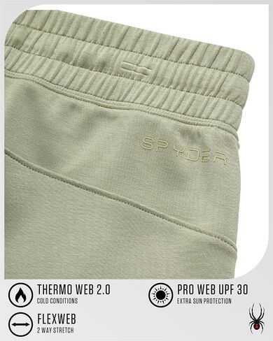 Spyder Women's Wide Leg Pants - Cozy Harmony Soft Scuba Double Knit Casual Sweatpants with Drawstring Waistband (Sizes: S-XL) in Saudi Arabia