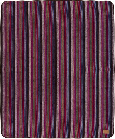 QISU Alpaca Wool Blanket Throw | Large, Beautiful, Warm, Variegated | 85 x 65 inches | Ultra-Soft, Hypoallergenic and Breathable | Non-Itchy or Scratchy (Purple Earth Variegated) in Saudi Arabia