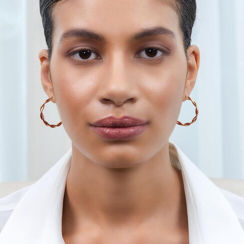 Hoops & Loops Sterling Silver 3mm Twist Polished Small Hoop Earrings in Saudi Arabia