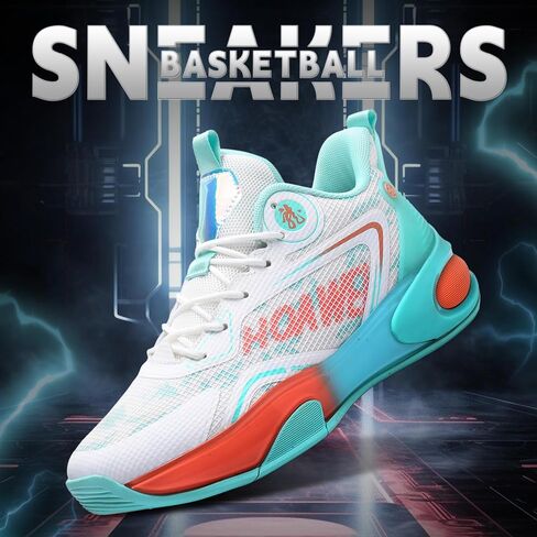 CJSPORX Men Basketball Shoes Non Slip Breathable Outdoor Fashion Sneakers in Saudi Arabia