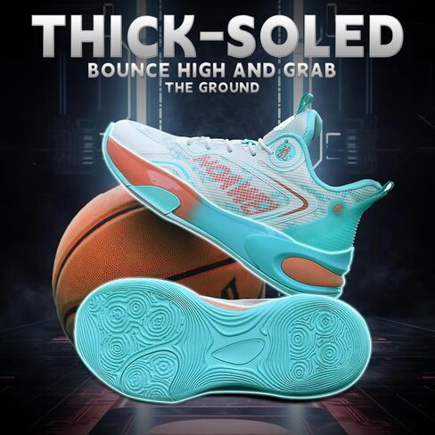 CJSPORX Men Basketball Shoes Non Slip Breathable Outdoor Fashion Sneakers in Saudi Arabia