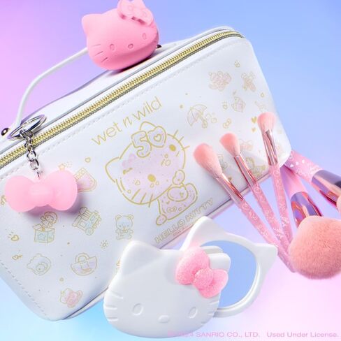 wet n wild Hello Kitty Collection, Mirror & Pink Bow Keychain Duo, Comfort-Grip Handle, Versatile & Portable Hand Mirror in Kuwait