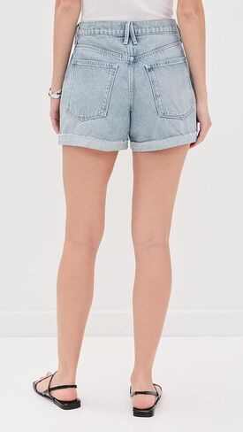 Retro '90s Denim Shorts in Indigo872 by good american in Kuwait