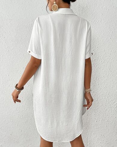 Bsubseach Women Swimsuit Coverup Button Down Bathing Suit Cover Up for Swimwear Summer Beach Shirt Dresses Resort Wear in Saudi Arabia