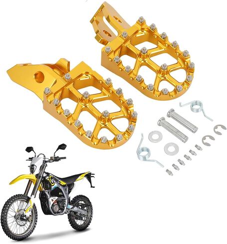 Surron Ultra Bee Foot Pegs Pedal Rests 7075 Aluminum for Sur Ron Ultra Bee Electric Dirt Bike EBike Black in Saudi Arabia