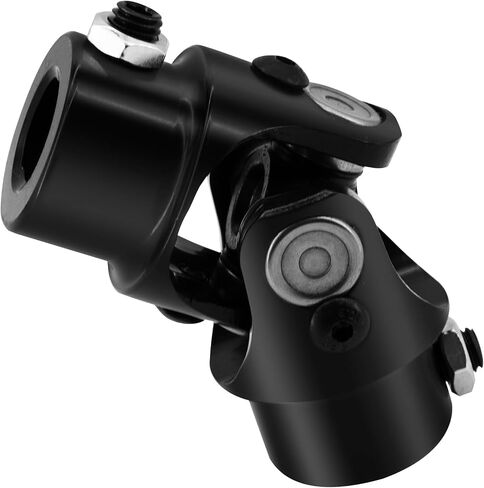 17mm DD x 3/4" DD Black Steering Universal Joint Single U Joint Shaft,Total Length: 83mm (3-1/4") in Saudi Arabia
