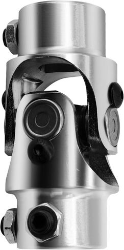 17mm DD x 3/4" DD Black Steering Universal Joint Single U Joint Shaft,Total Length: 83mm (3-1/4") in Saudi Arabia