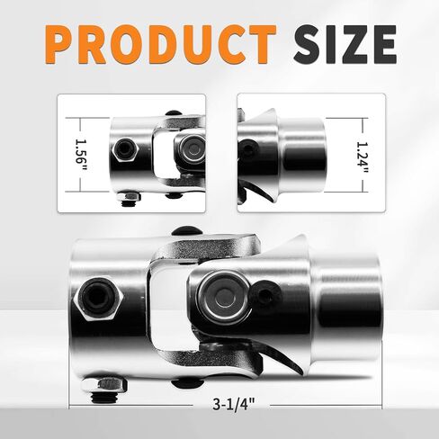 3/4 "الجولة × 1" DD DD Black Steering Consical ، إجمالي الطول 83 مم (3-1/4 ") ، زاوية العمل 35 درجة in Saudi Arabia