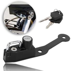 Motorcycle Helmet Lock with Keys Anti Theft Kit for MT 07 FZ 07 2014-2017 FJ-07 2014-2016