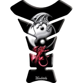 Motorcycle Tank Pad Red/Black Yin Yang KT8280