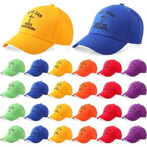 VBS Christian Hats Bulk for Sunday School Gifts Jesus Hats Bulk Religious Church Gifts Summer Baseball Caps
