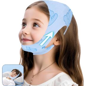 Updated Snore Reducing Aids - The Ultimate Snoring Solution Kit for Kids&Youth,Chin Strap for Kids, Kids Sleep Strips Suitable for 3' 9" ~5'3"Tall,Weight 33～132 Ibs Kid